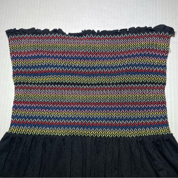 Forever 21 Multicolored Striped Knit Strapless Romper - Picture 3 of 9
